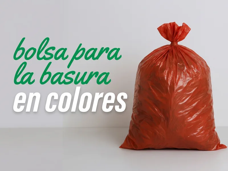 Bolsa para la basura en colores