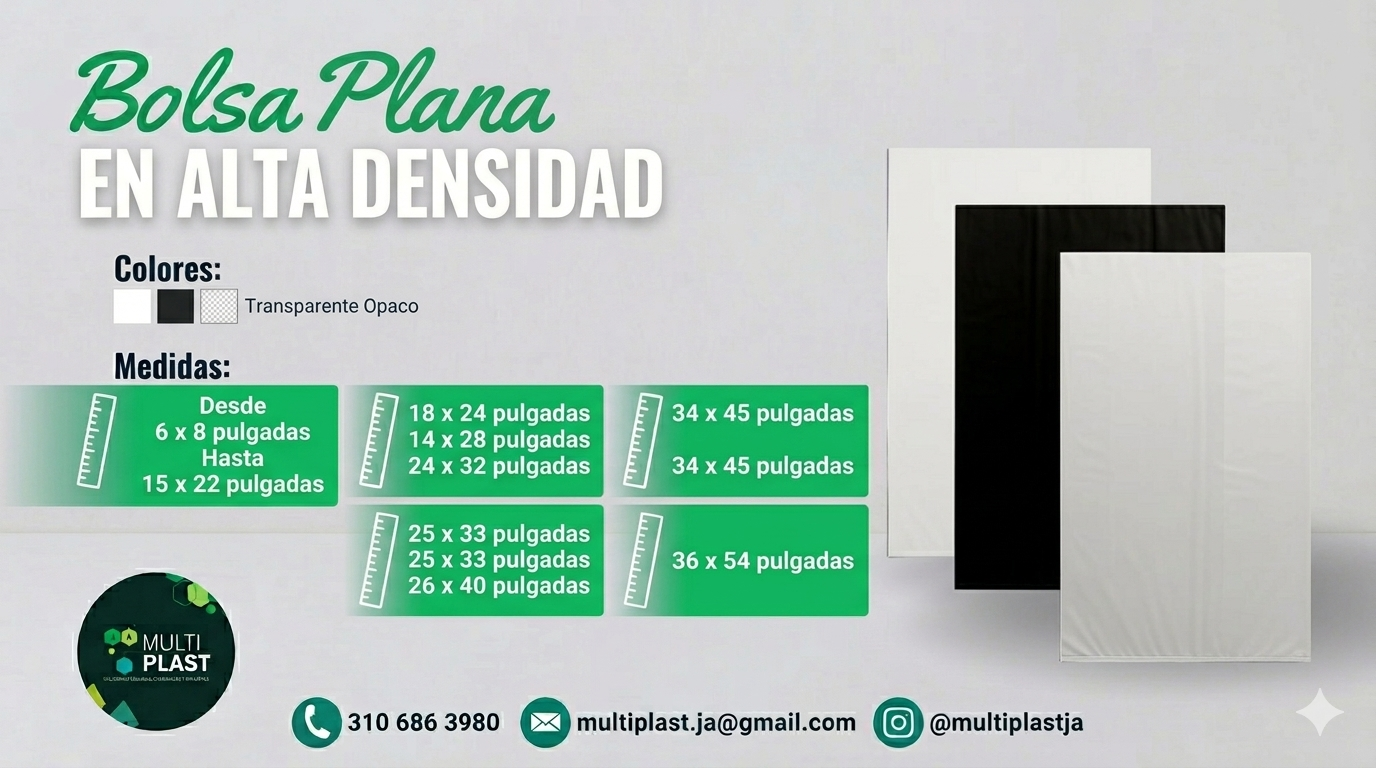 Bolsa baja densidad