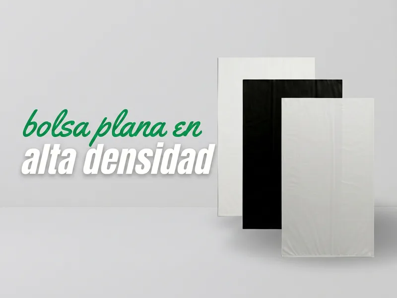 Bolsa plana en alta densidad