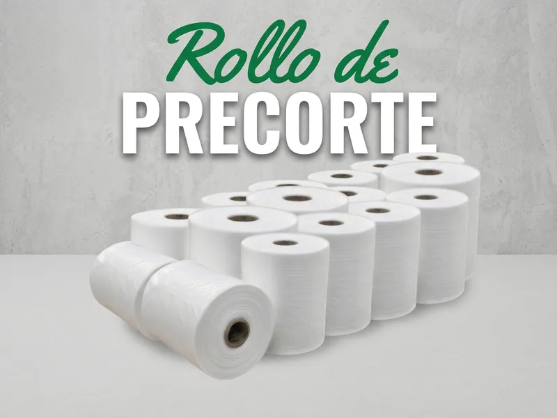 Rollo de Precorte Transparente Opaco